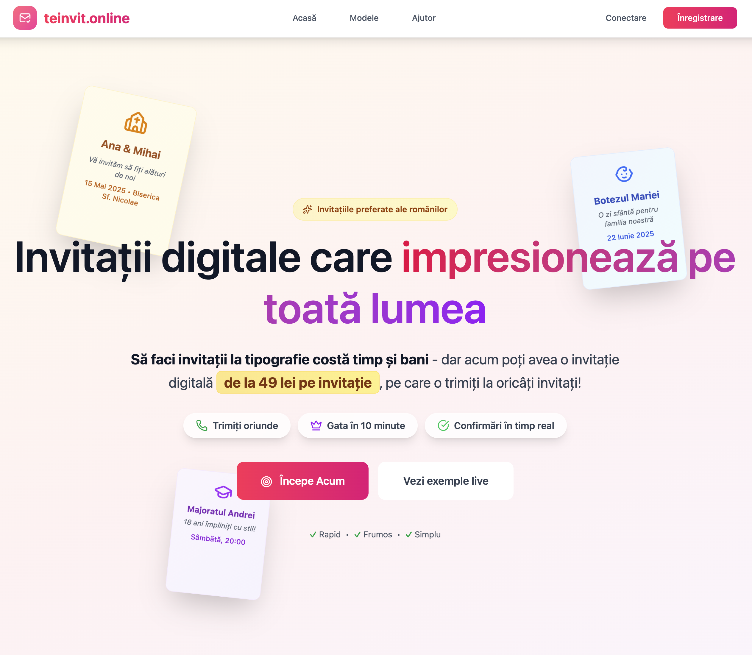 TeInvit - Event Platform